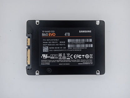 Samsung 860 EVO MZ-76E4T0 4TB 2.5" Solid State Drive SATA SSD