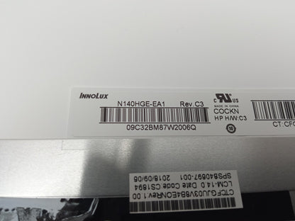 Innolux N140HGE-EA1 Rev.C3 14" Laptop Replacement LCD Display Panel
