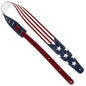 Perri's P25LD7529 Leather 2.5" Guitar Strap ~ USA Flag