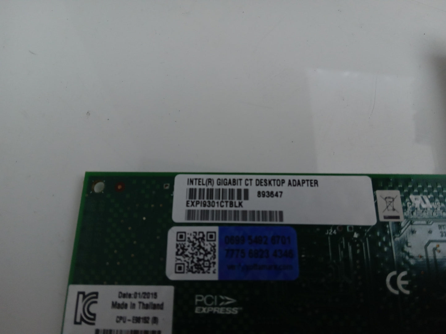 Intel Gigabit Network Adapter Card EXPI9301CTBLK