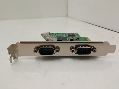 StarTech.com PEX2S1050 2 Port Serial RS-232 PCIe Port Expansion Adapter Card