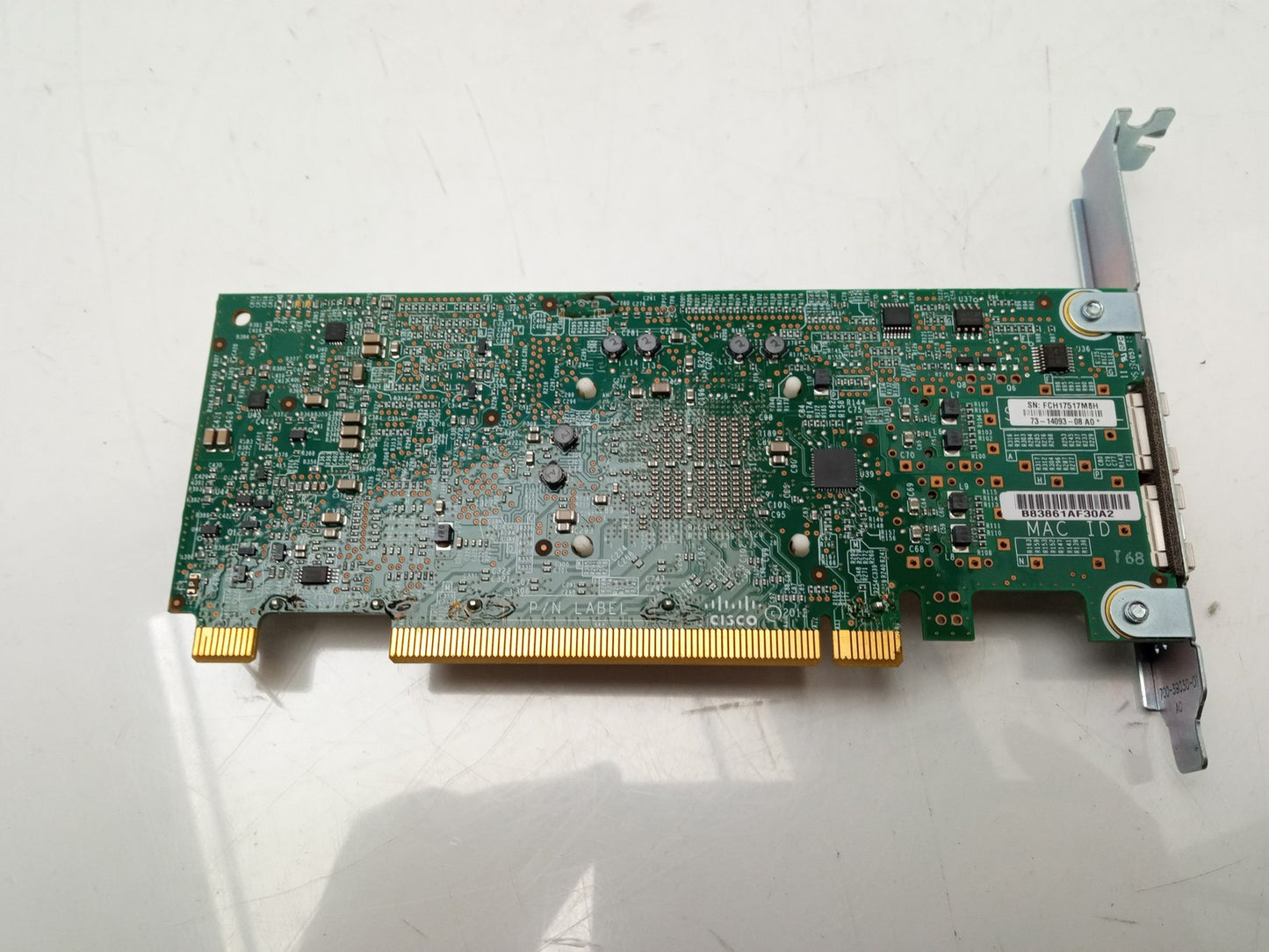 Cisco Dual Port 10G PCIe Fibre Card 73-14093-08 68-4205-08 UCSC-PCIE-CSC-02 V03