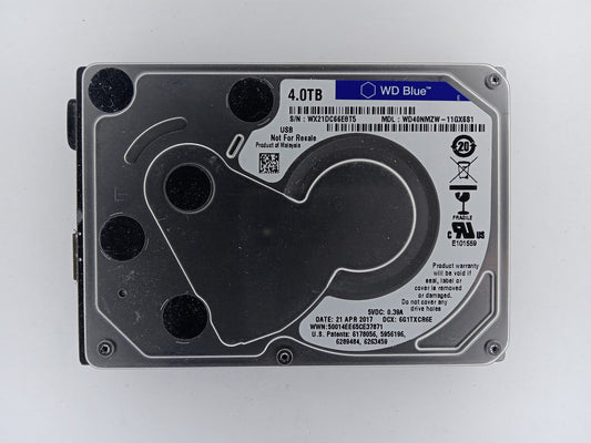 Western Digital WD40NMZW-11GX6S1 4TB 2.5" External USB 3.0 Hard Disk Drive HDD