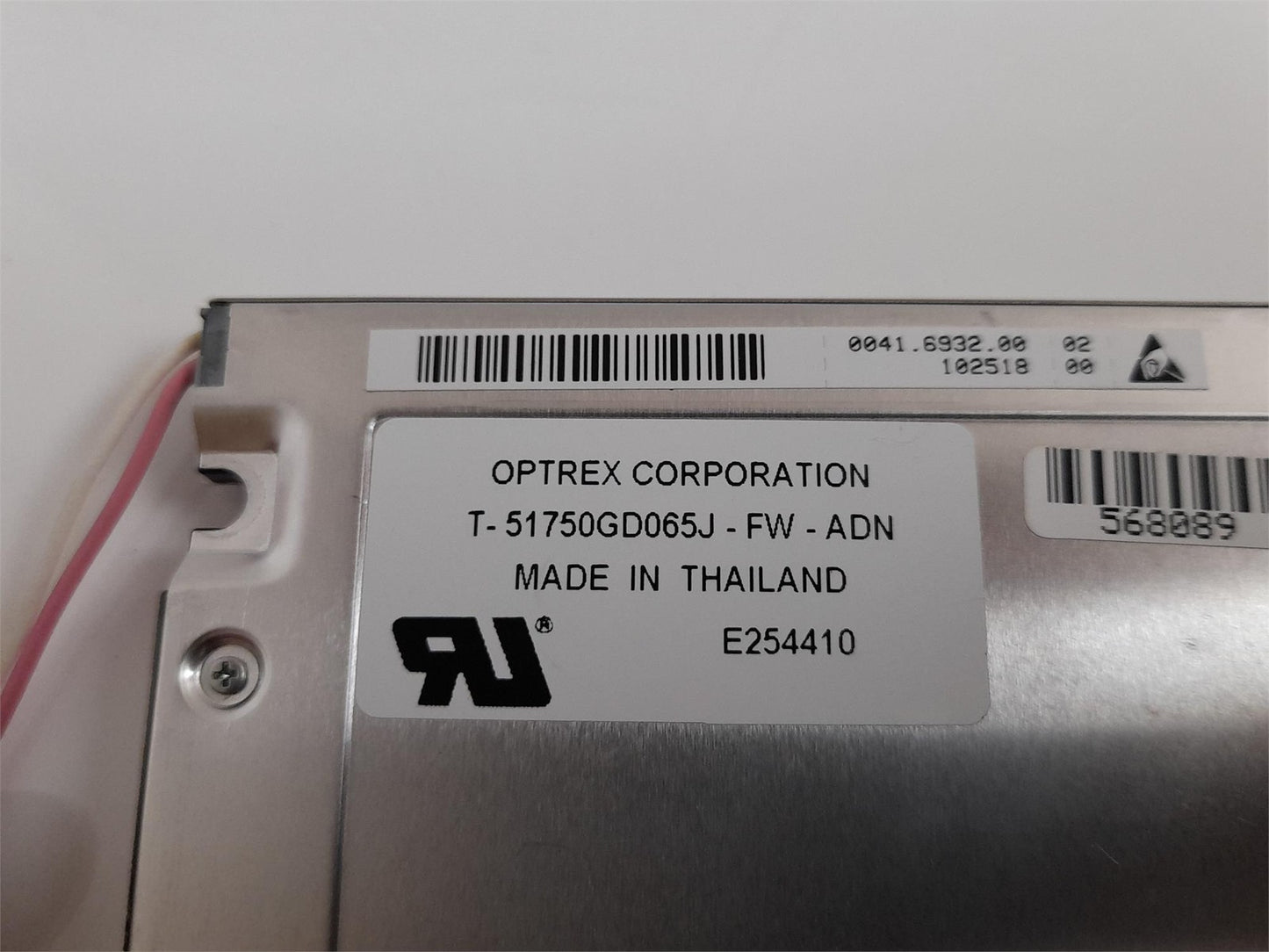 Optrex T-51750GD065J-FW-ADN 6.5 inch Replacement LCD Screen Display Panel