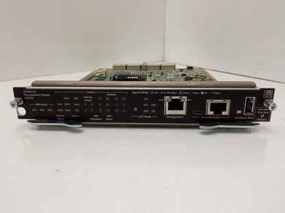 HP Aruba 5400R ZI2 Management Module Card J9827A 5066-2201