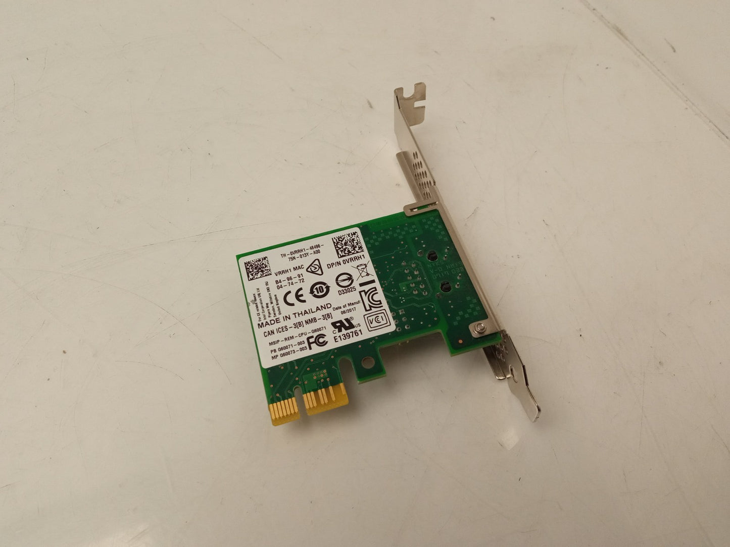 Dell 1Gbps Single RJ45 Network Adapter Card 0VRRH1 VRRH1
