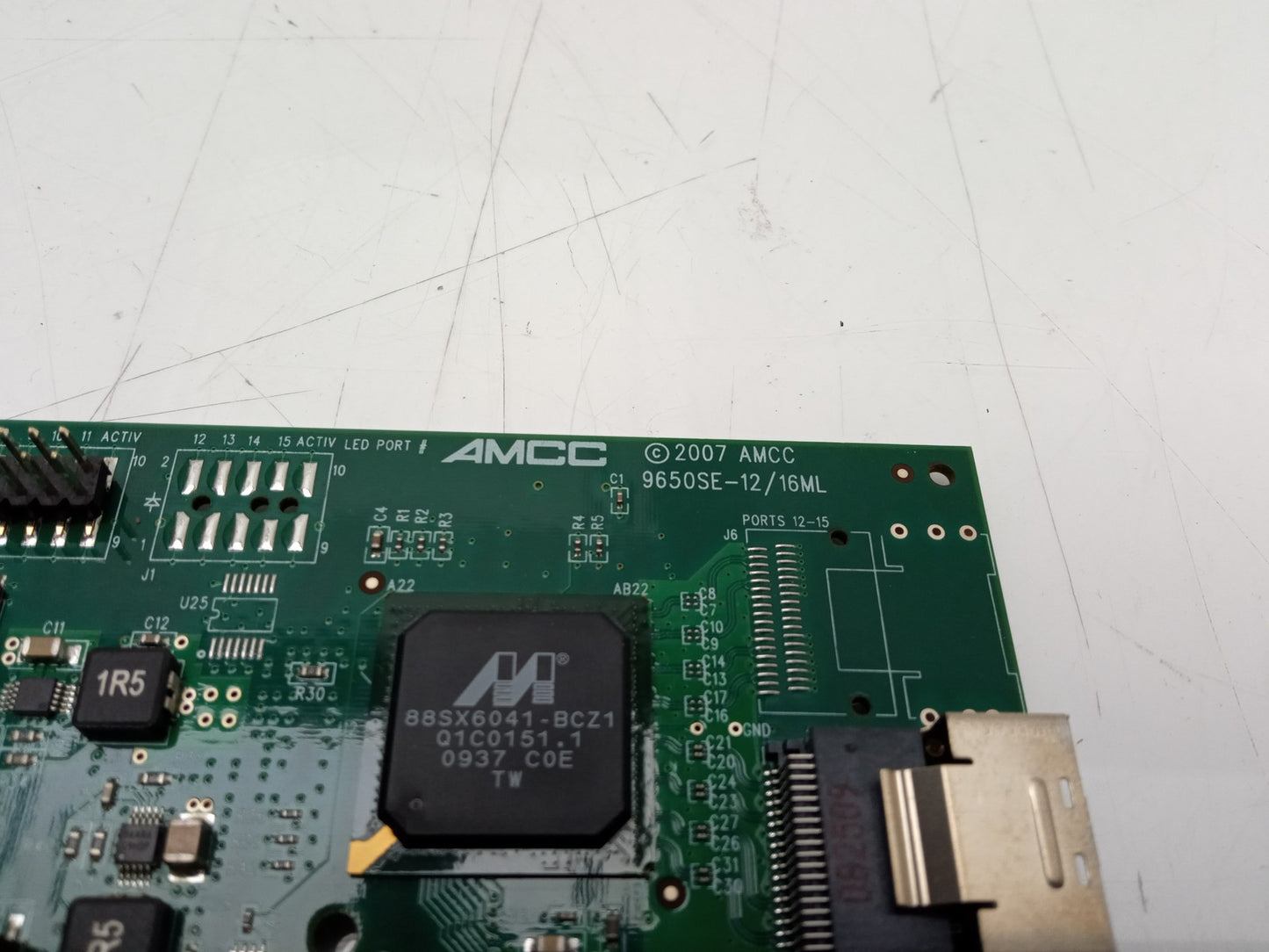 LSI 3Ware 9650SE-12/16ML PCIe x8 16 Port Mini SAS SATA Raid Card Adapter