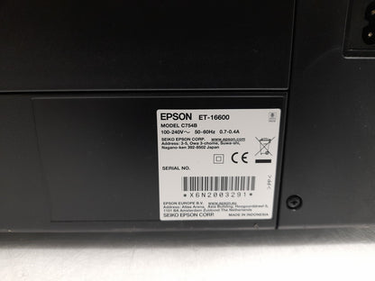 Epson C754B ET-16600 EcoTank A3+ Multifunction InkJet Colour Printer
