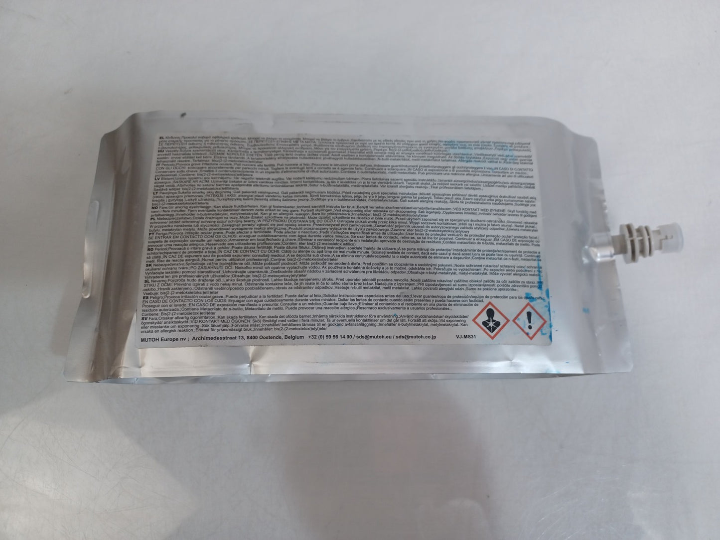 Mutoh Eco Solvent ValueJet VJ-MS31-YE1000E 1000ml Yellow - Expiry 28/06/2025