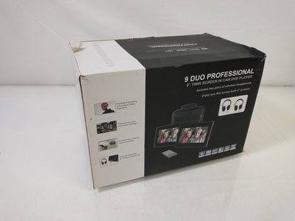 9 Duo Professional 9 Inch Twin Screen In Car DVD Player