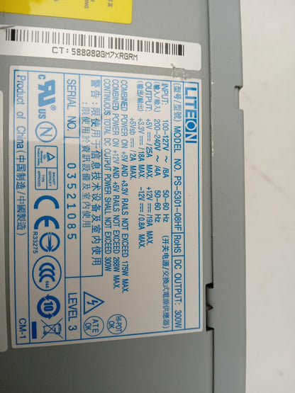 HP DX2400M 300W LiteOn Power Supply Unit 5188-2627 PS-5301-08HF