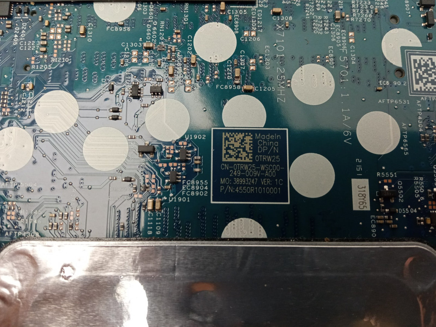 Dell Vostro 15 5510 Laptop Motherboard i5-11320 3.20 GHz CPU DDR4 0TRW25 TRW25