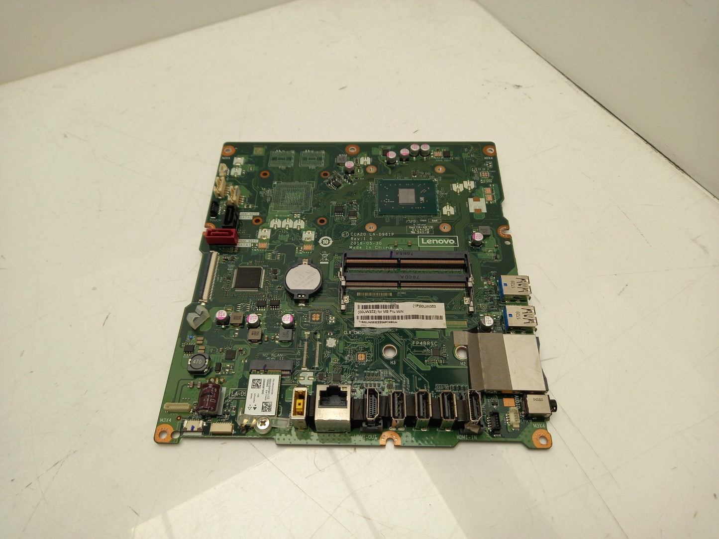 Lenovo IdeaCentre 510-22ASR AMD A9-9410 DDR4 AIO Motherboard 00UW353