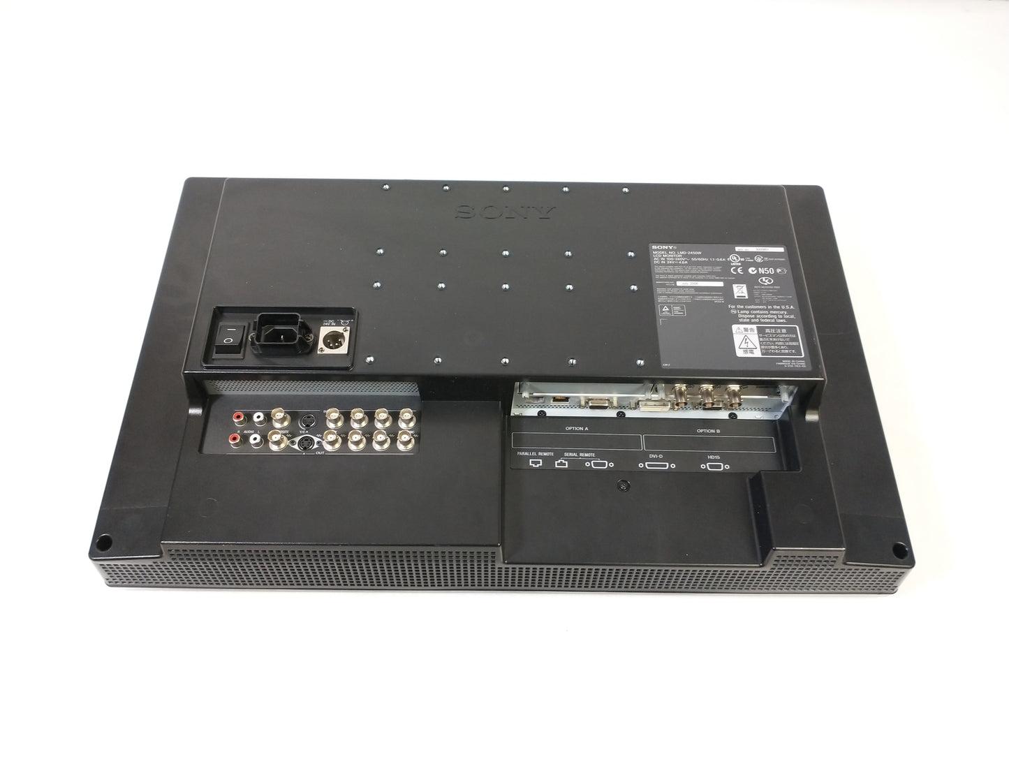 Sony LMD-2450W 24" Multi Format 1920x1200 WUXGA Broadcast Monitor Without Stand