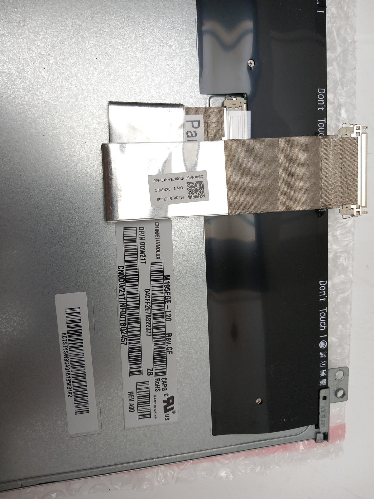 Chimei Innolux M195FGE-L20 19.5 inch Replacement LCD Display Panel 0DW21T