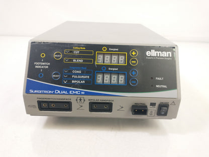 Ellman Surgitron Dual EMC 90 Electrosurgical Generator with Foot Controller