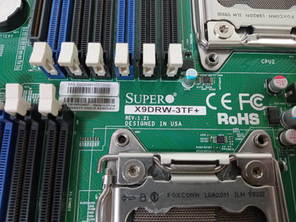 SuperMicro X9DRW-3TF+ Socket LGA2011 DDR3 Server Motherboard