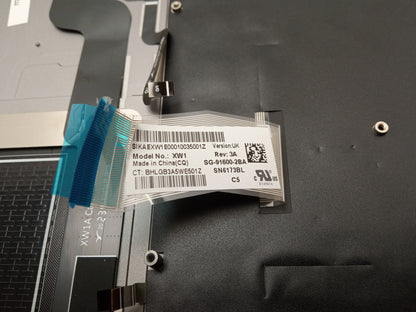 HP zBook Studio G5 Laptop UK Keyboard Touchpad Palmrest Assembly SG-91600-2BA