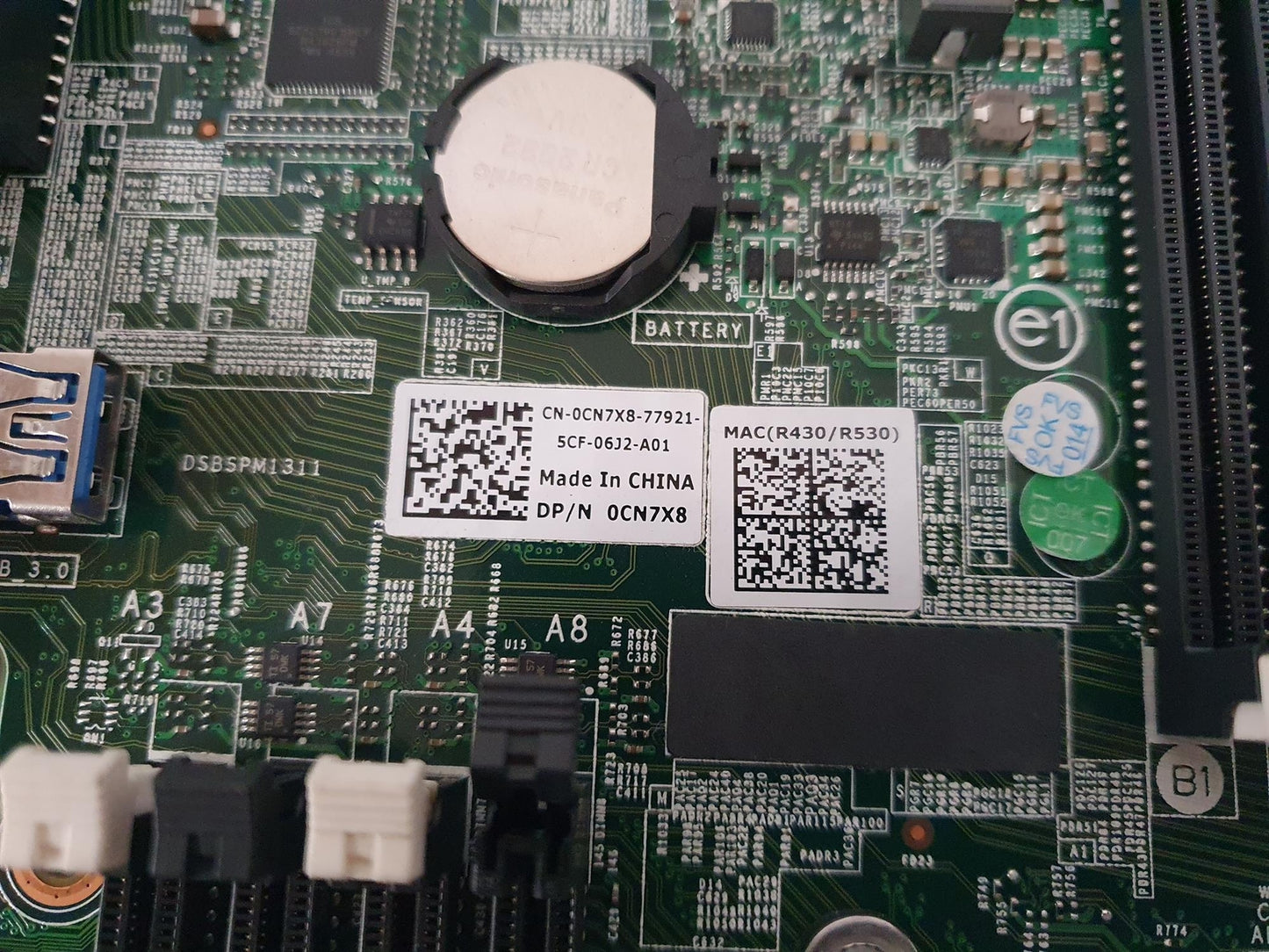 Dell PowerEdge R430 R530 Socket LGA2011 DDR4 Server Motherboard 0CN7X8 CN7X8