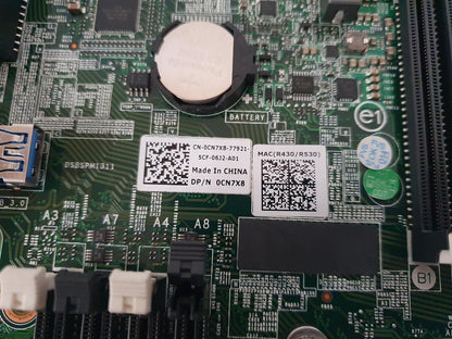 Dell PowerEdge R430 R530 Socket LGA2011 DDR4 Server Motherboard 0CN7X8 CN7X8