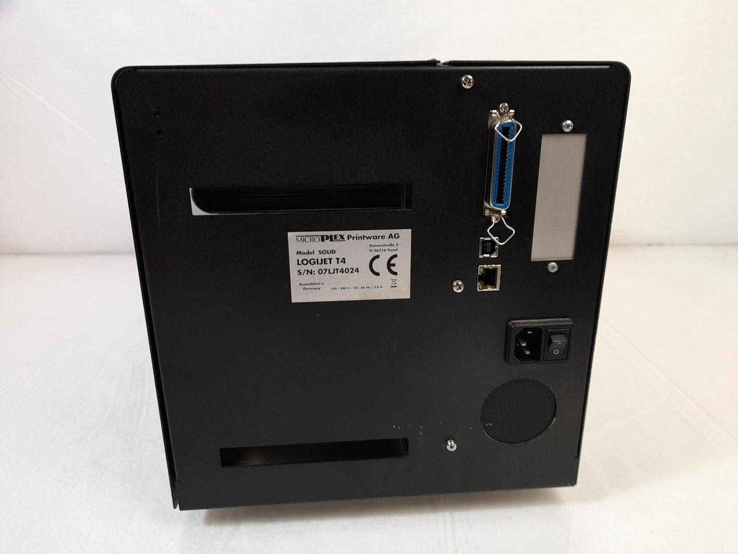 MicroPlex LogiJet T4 USB Ethernet Thermal Transfer Barcode Label Printer