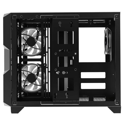CiT Pro Android X Gaming Cube ATX Mid-Tower Dual Chamber Black PC Computer Case