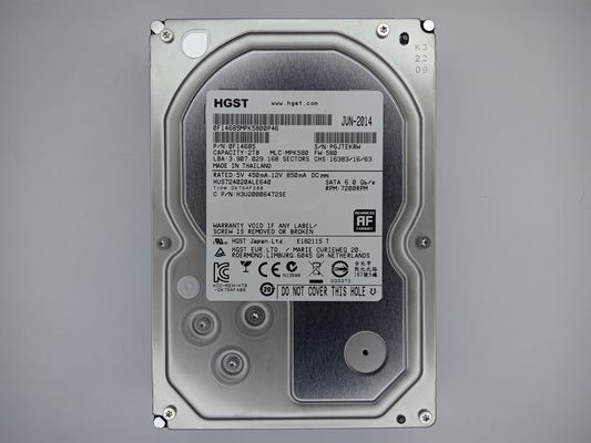 Hitatchi Ultrastar 7K4000 HUS724020ALE640 2TB 3.5" Desktop Hard Drive SATA