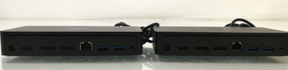 Job Lot 2 x Dell D6000 Universal Dock USB-C Type C 130W - Working but frayed