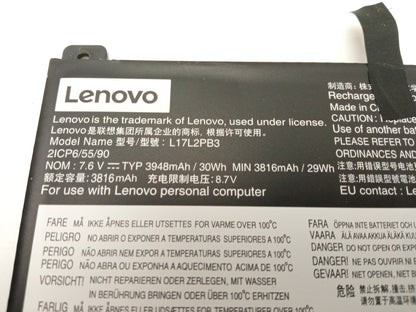 Lenovo 30Wh 8.7V 3948mAh Replacement Laptop Battery L17L2PB3