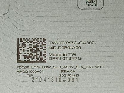 Dell XPS 9300 Laptop Bottom Lid Case Panel 0T3Y7G T3Y7G