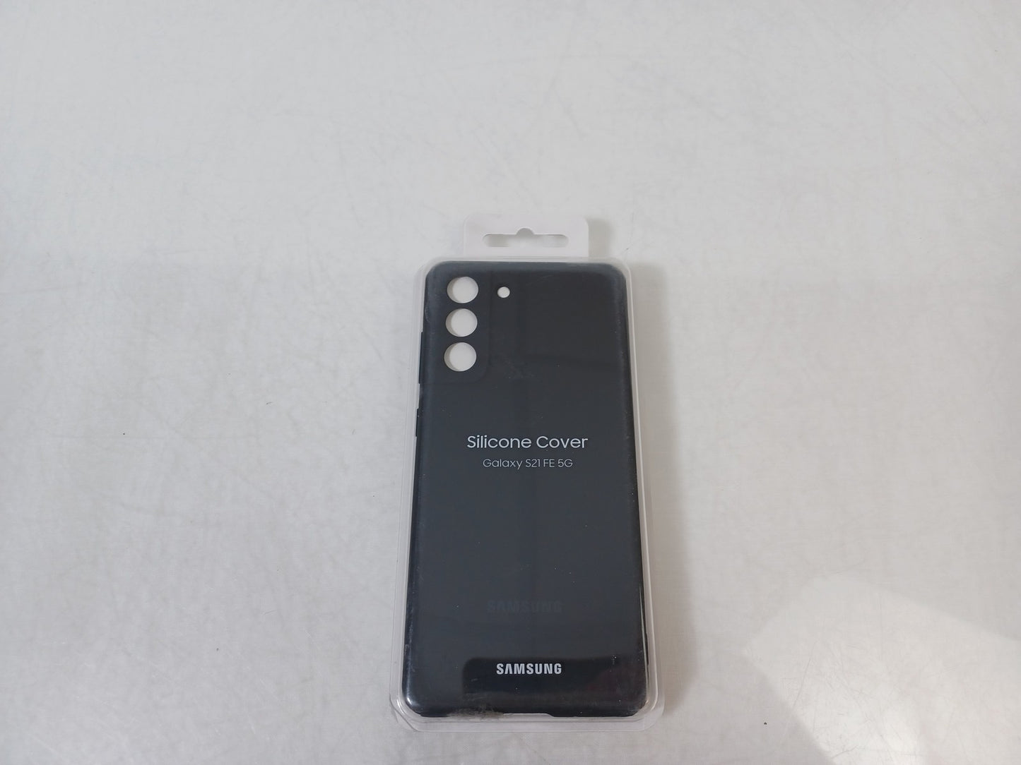 Samsung Galaxy S21 FE 5G Black Silicone Cover Case - EF-PG990TBEGWW