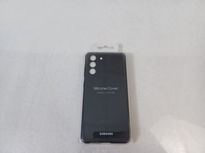 Samsung Galaxy S21 FE 5G Black Silicone Cover Case - EF-PG990TBEGWW