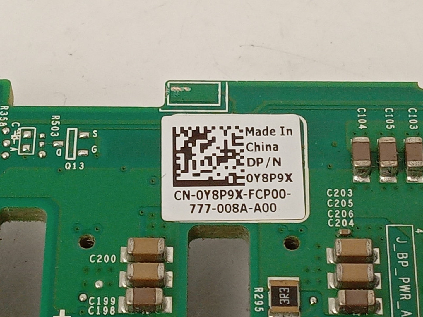 Dell EMC T430 T630 16 Port 2.5" SAS/SATA HDD Backplane 0Y8P9X Y8P9X