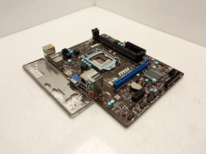 MSI H81M-E33 Socket LGA1150 Micro ATX Motherboard With I/O Shield