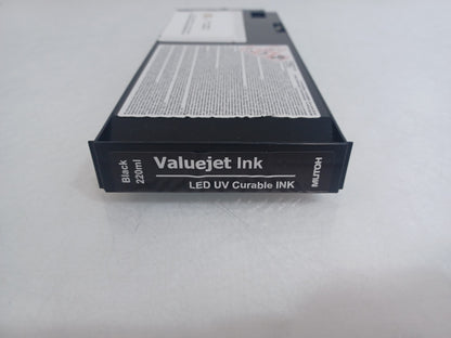 Mutoh US11-BK220E LED UV Curable Ink 220ml Black - New - Expiry 02/05/25