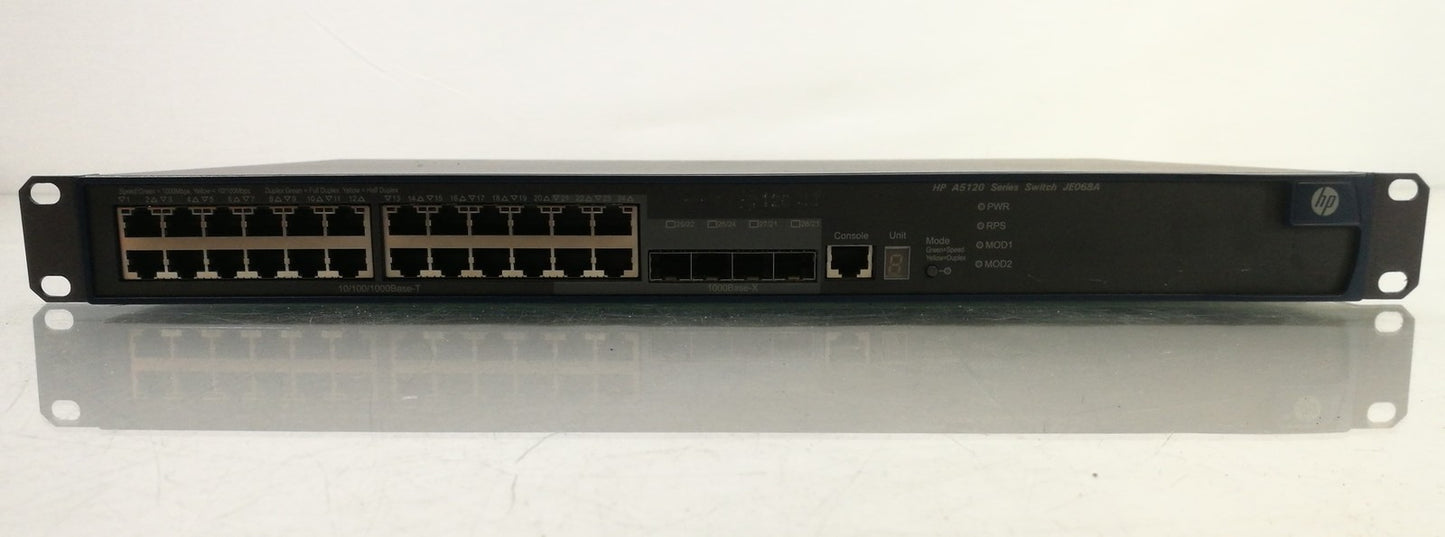 HP A5120-24G JE068A 24 Port Gigabit Network Switch - With Rack Ears