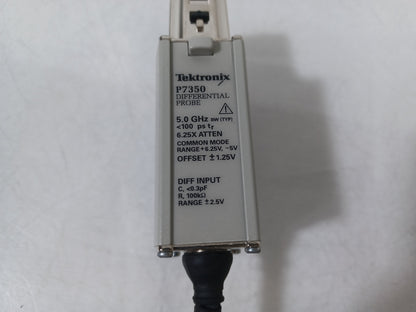 Tektronix P7350 5 GHz Differential Probe With Accessories And Carry Case