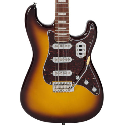 Vintage REVO Series 'Deluxe' Electric Guitar ~ Cappuchino