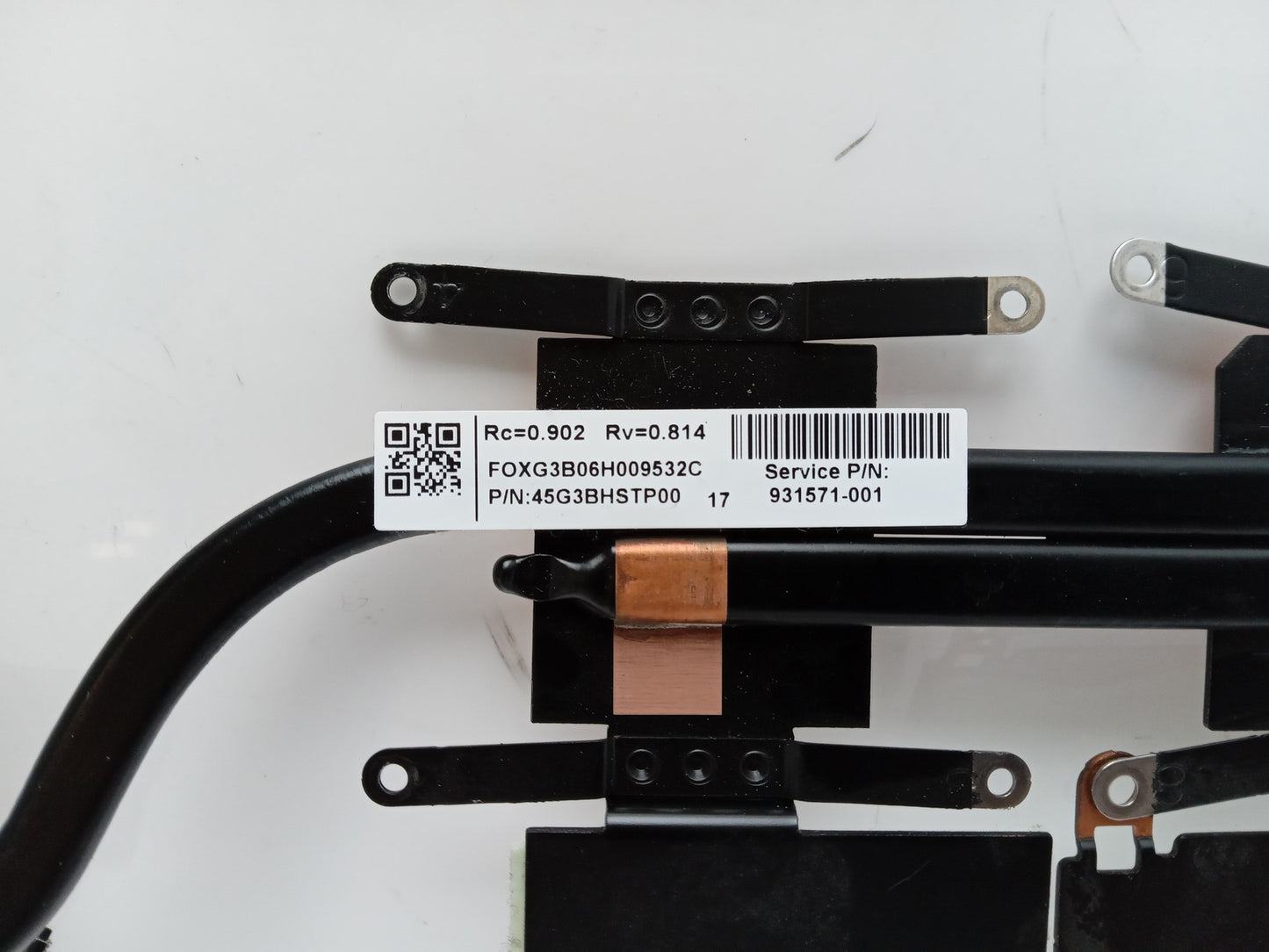 HP OMEN 17-AN Laptop Graphics CPU & GPU Heatsink Assembly 931571-001