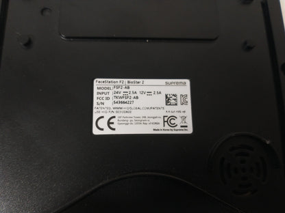 Suprema FaceStation F2 FSF2-AB Facial Recognition Terminal
