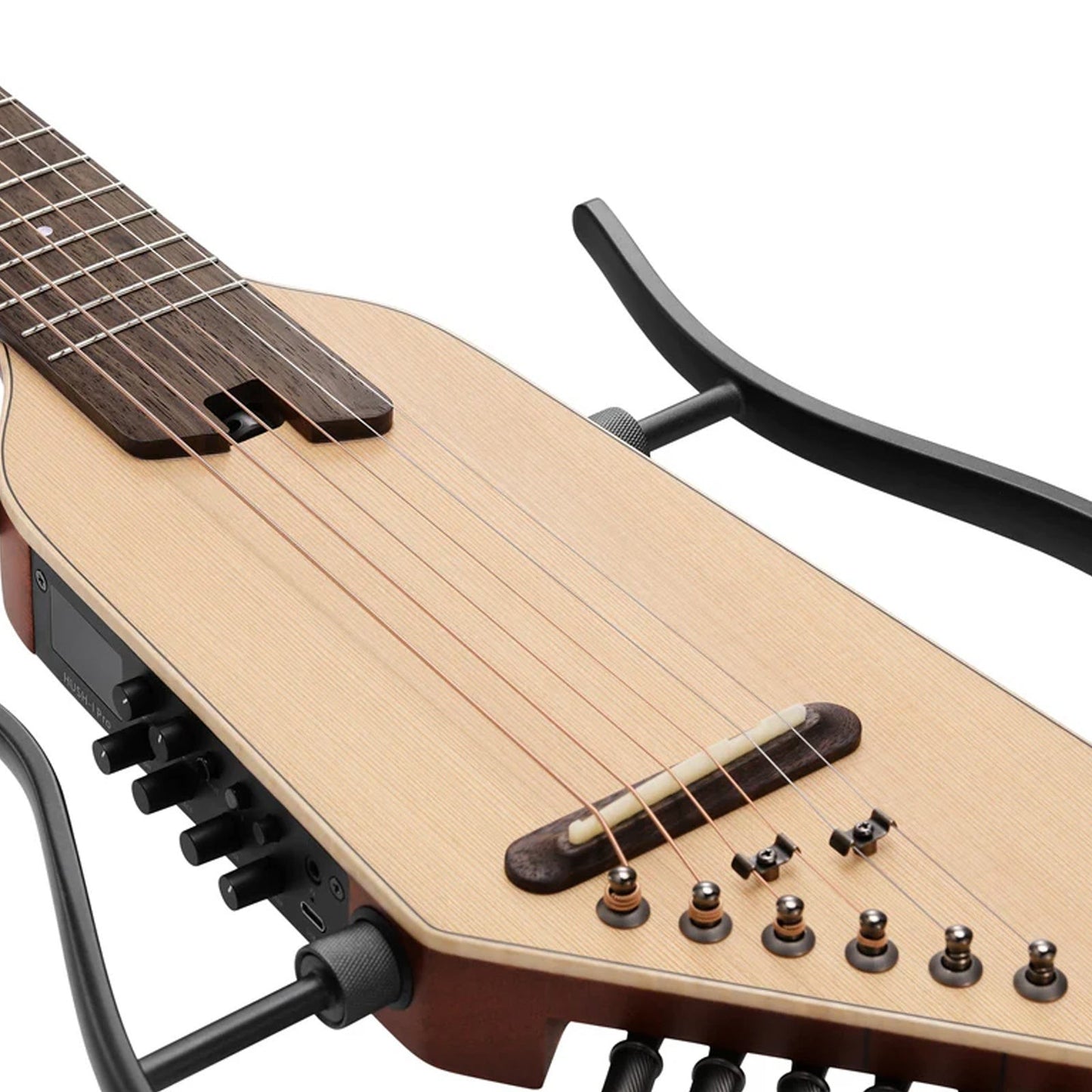 Donner HUSH-1PRONAT Headless Electric Guitar ~ Natural