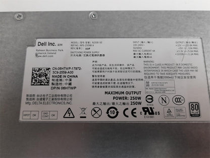 Dell PowerEdge R210 250W Server Power Supply Unit 06HTWP 6HTWP