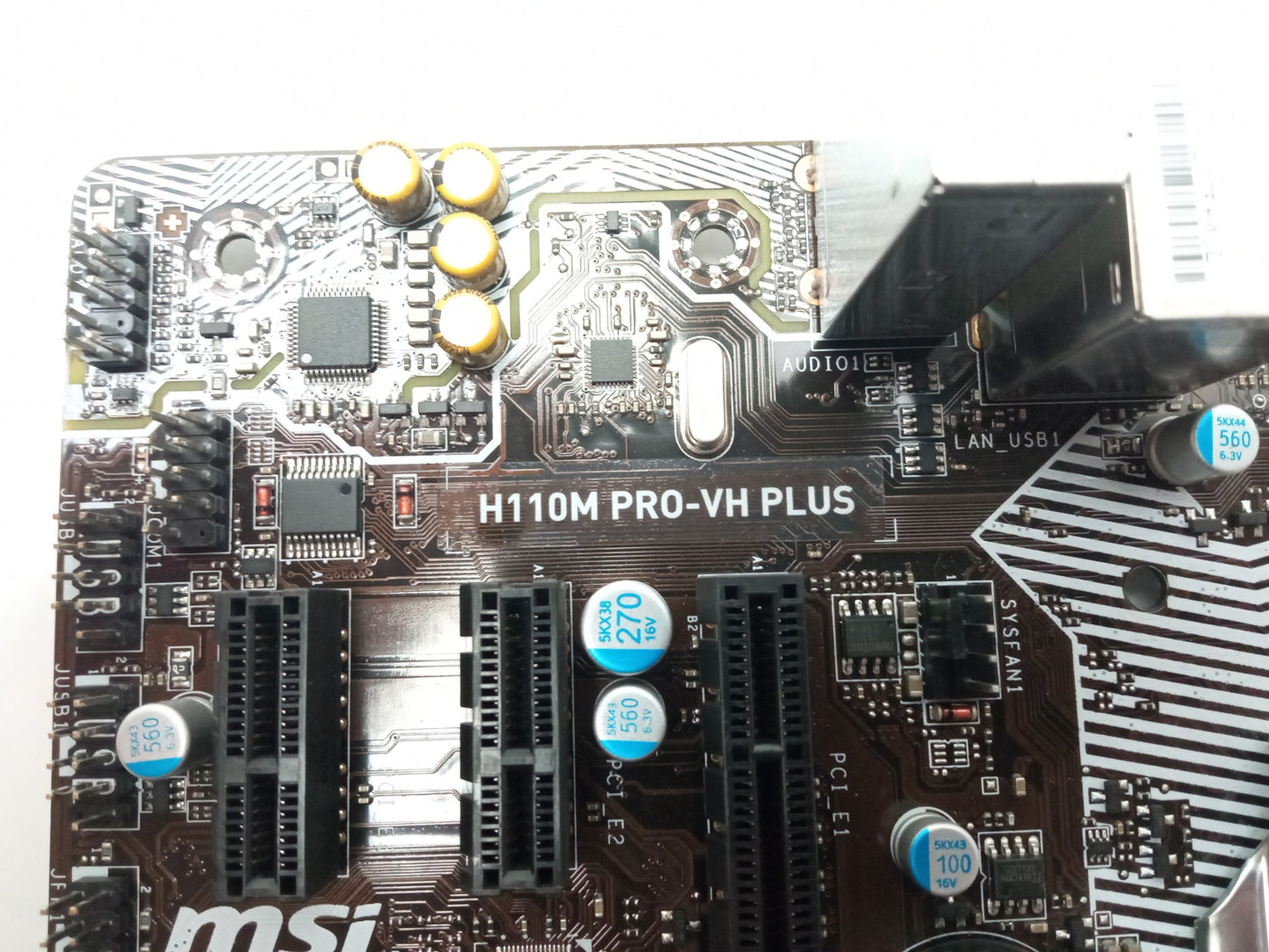 MSI H110M PRO-VH PLUS DDR4 PCI-E Socket LGA1151 Motherboard With I/O Shield