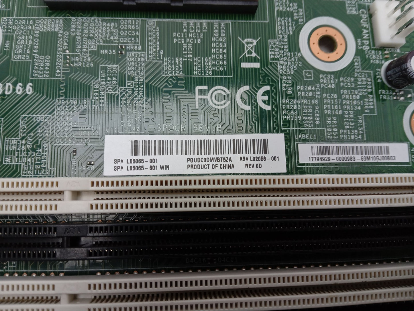 HP EliteDesk 705 G4 SFF Socket AM4 DDR4 Motherboard L02056-001