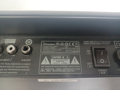 Promethean ASB-40 ActivSoundBar Sound Bar For Interective Whiteboard