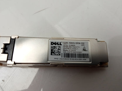 Dell EMC 100GbE QSFP28 850nm MMF Transceiver Module Q28-100G-SR4-G2 014NV5 14NV5