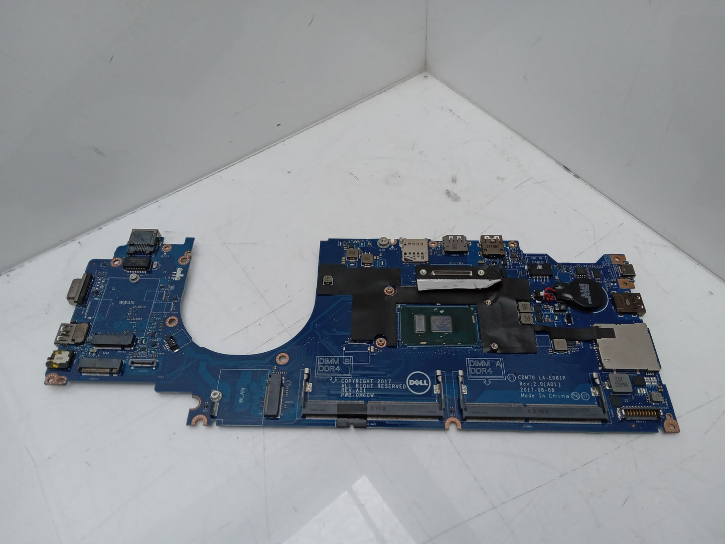 Dell Latitude 5480 Laptop Motherboard With i5-6300U 2.40GHz CPU 0RH40R RH40R