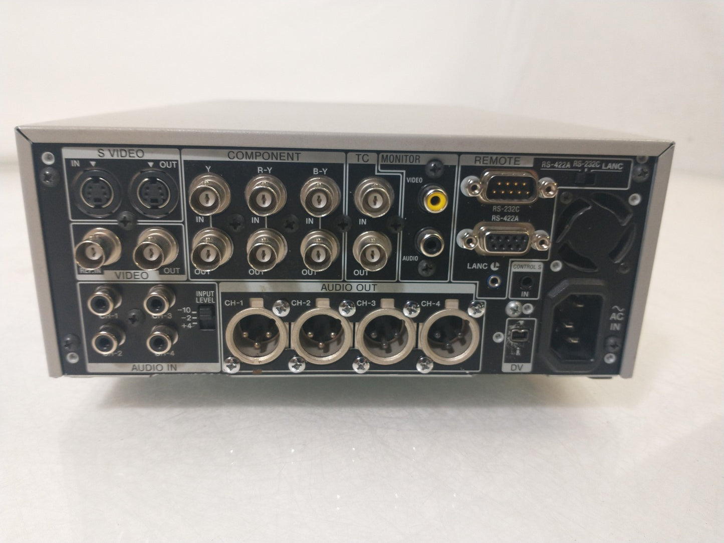 Sony DVCAM DSR-45P PAL Digital Video Cassette Recorder Player Error Code C31:40