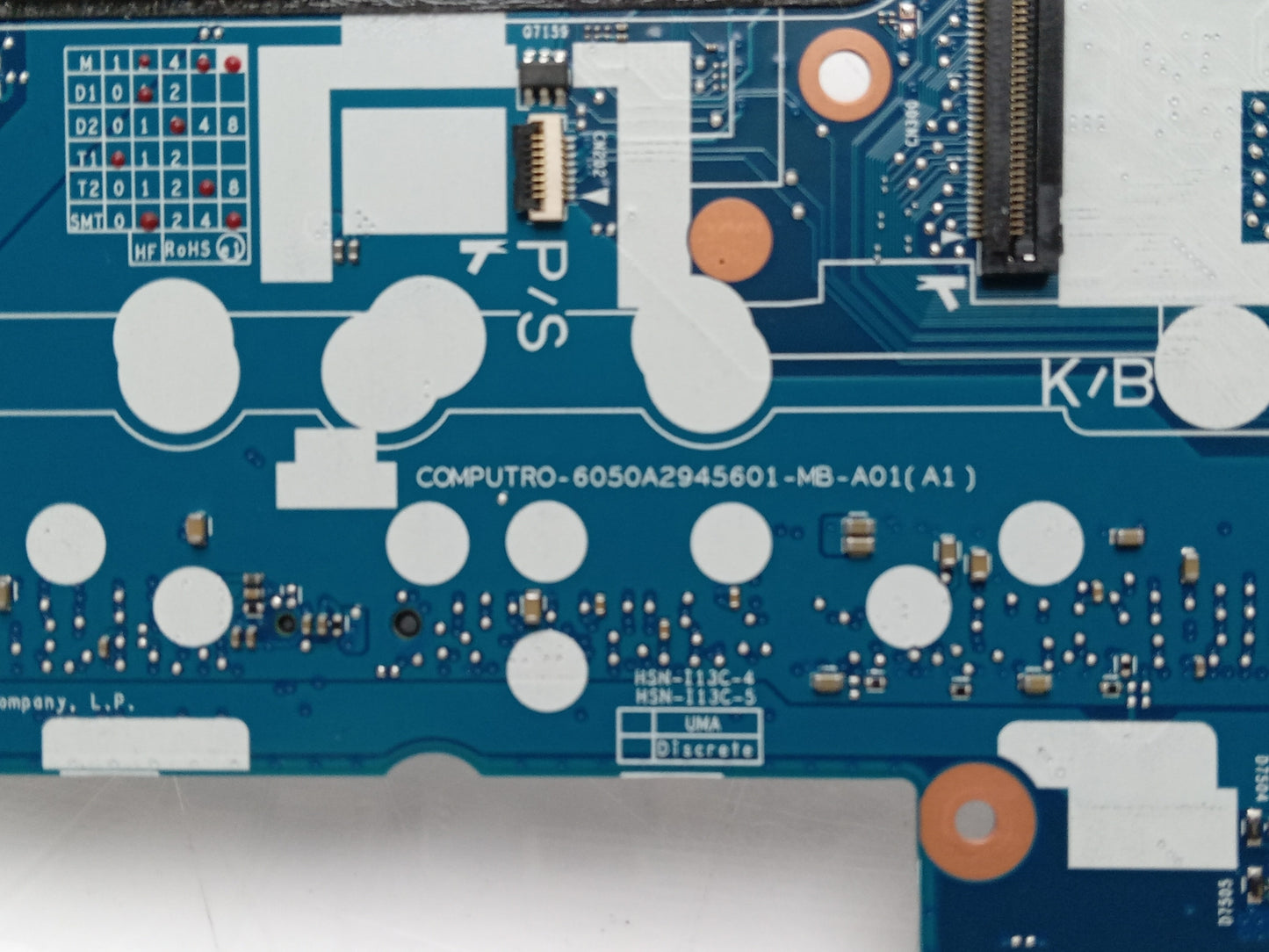 HP EliteBook 840 G5 Laptop Motherboard i5-8250U 1.60GHz 6050A2945601 L15516-601