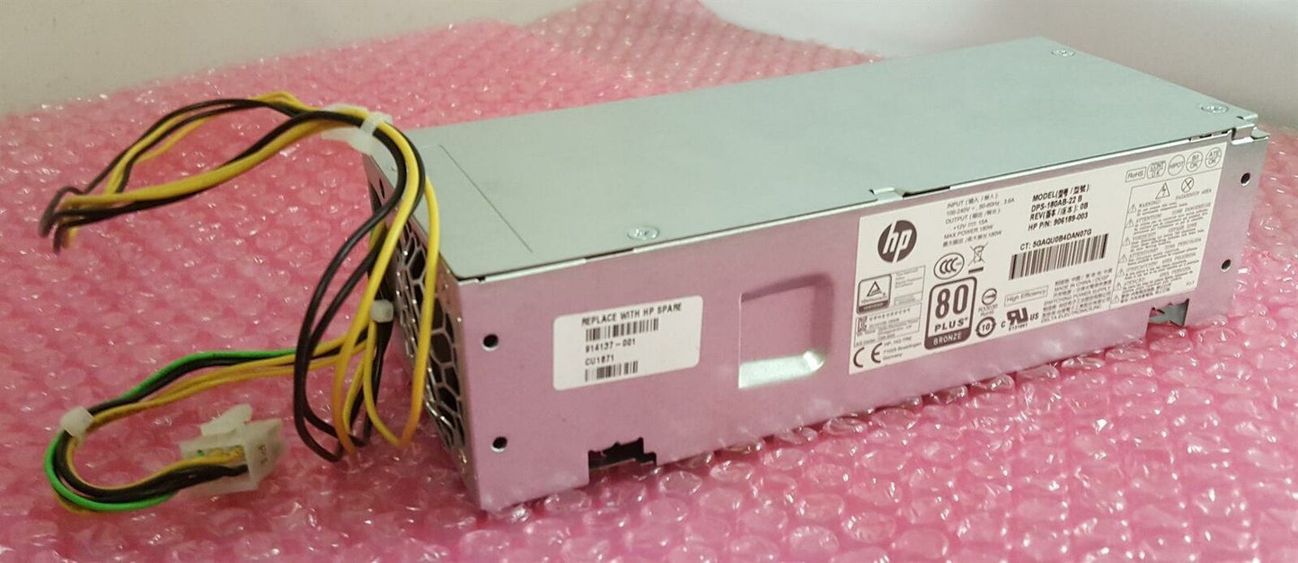 HP ProDesk 400 G4 180W Power Supply Unit 906189-003 914137-001